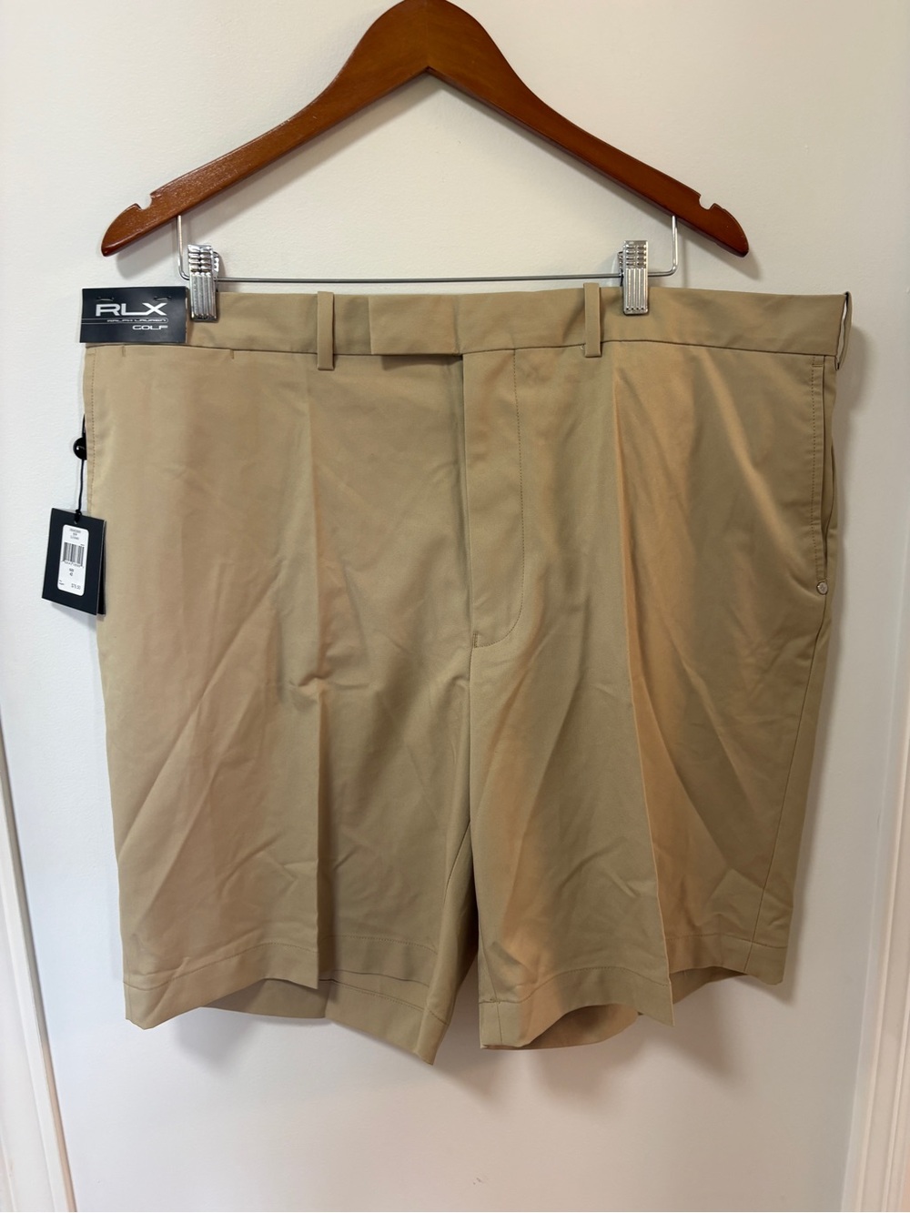 RLX Ralph Lauren Golf Shorts Mens 42 Kahki Performance Tan NEW NWT